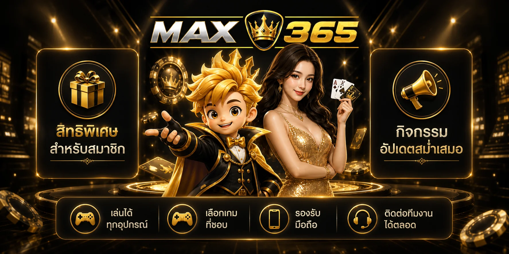 MAX365 ศูนย์รวมเกมออนไลน์ ทดลองเล่น และทางเข้าหลัก